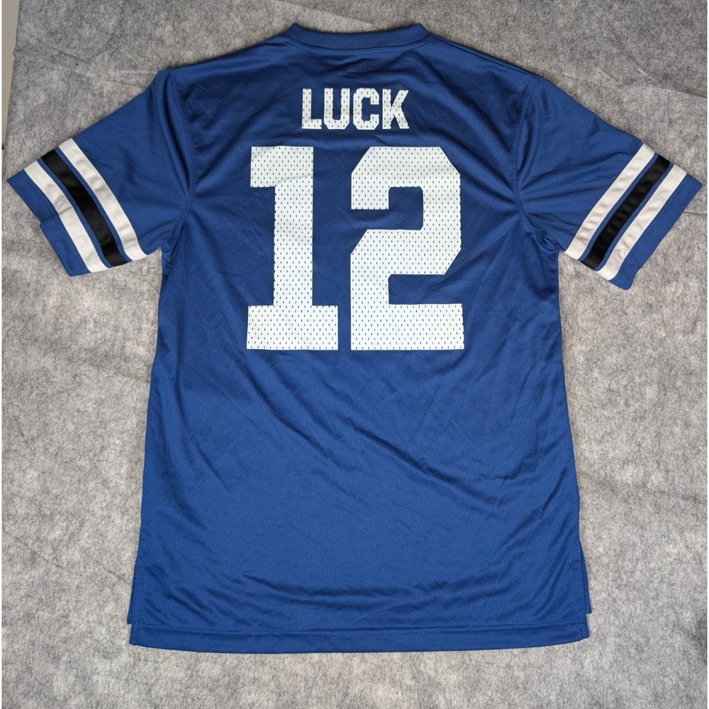 Andrew Luck | NFL Apparel | Blue/Black Stripe | Indianapolis Colts Jersey | M
